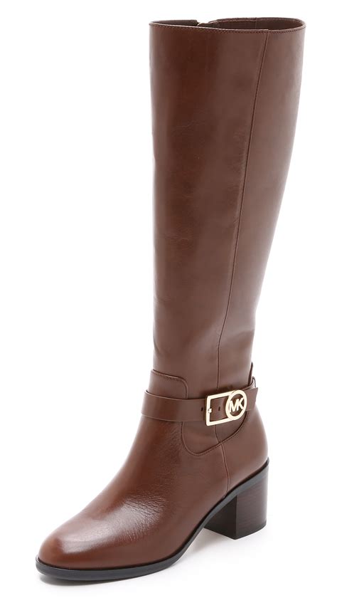 brown shows michael kors|michael kors brown boots.